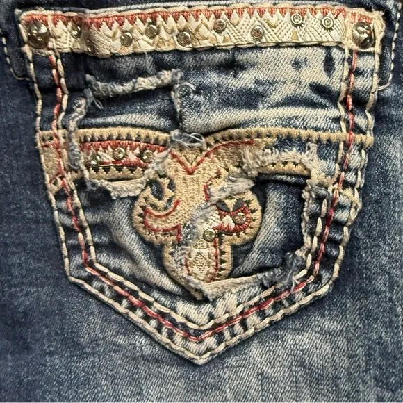 ▶️ ROCK REVIVAL ◀️ LUIZA STRAIGHT JEANS SIZE 30