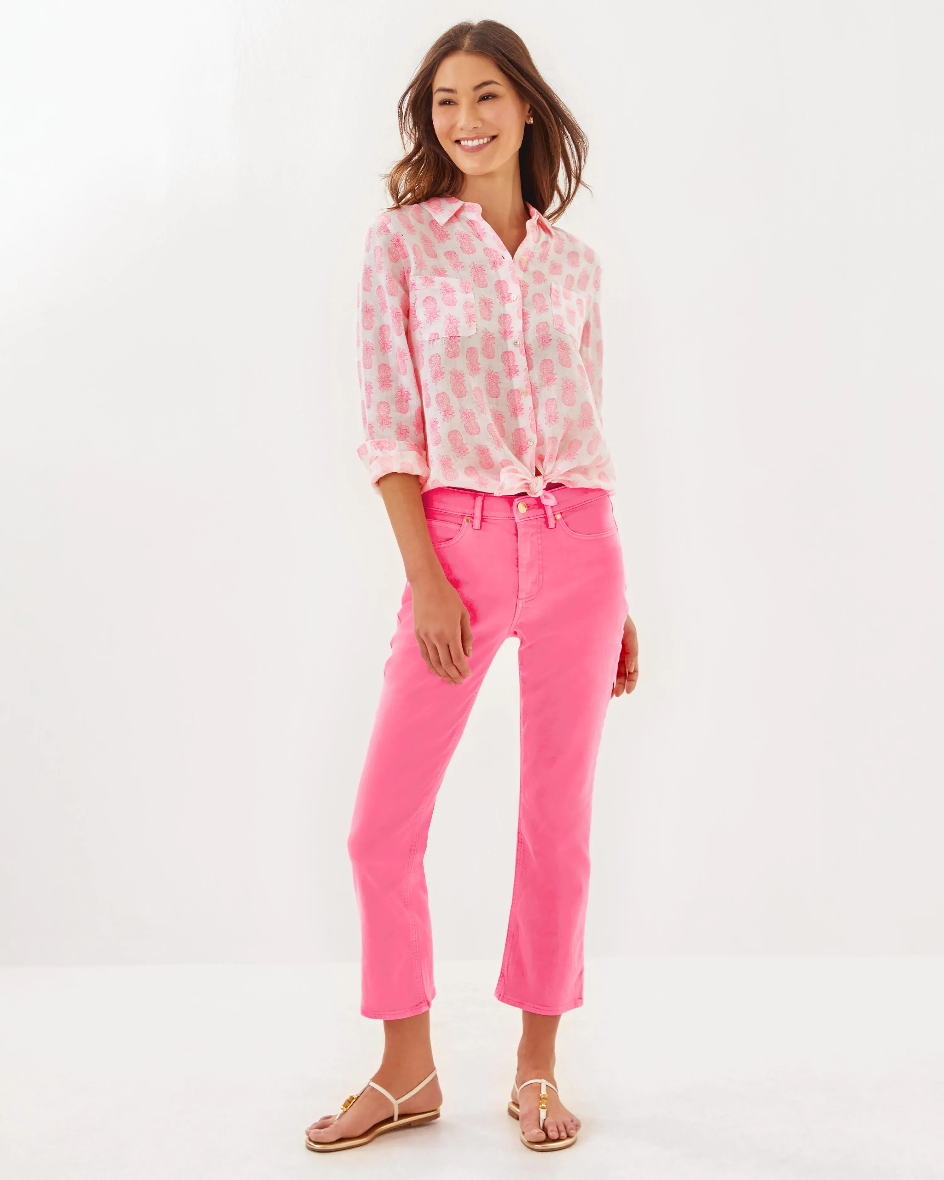 27" Annet High Rise Crop Flare Jean