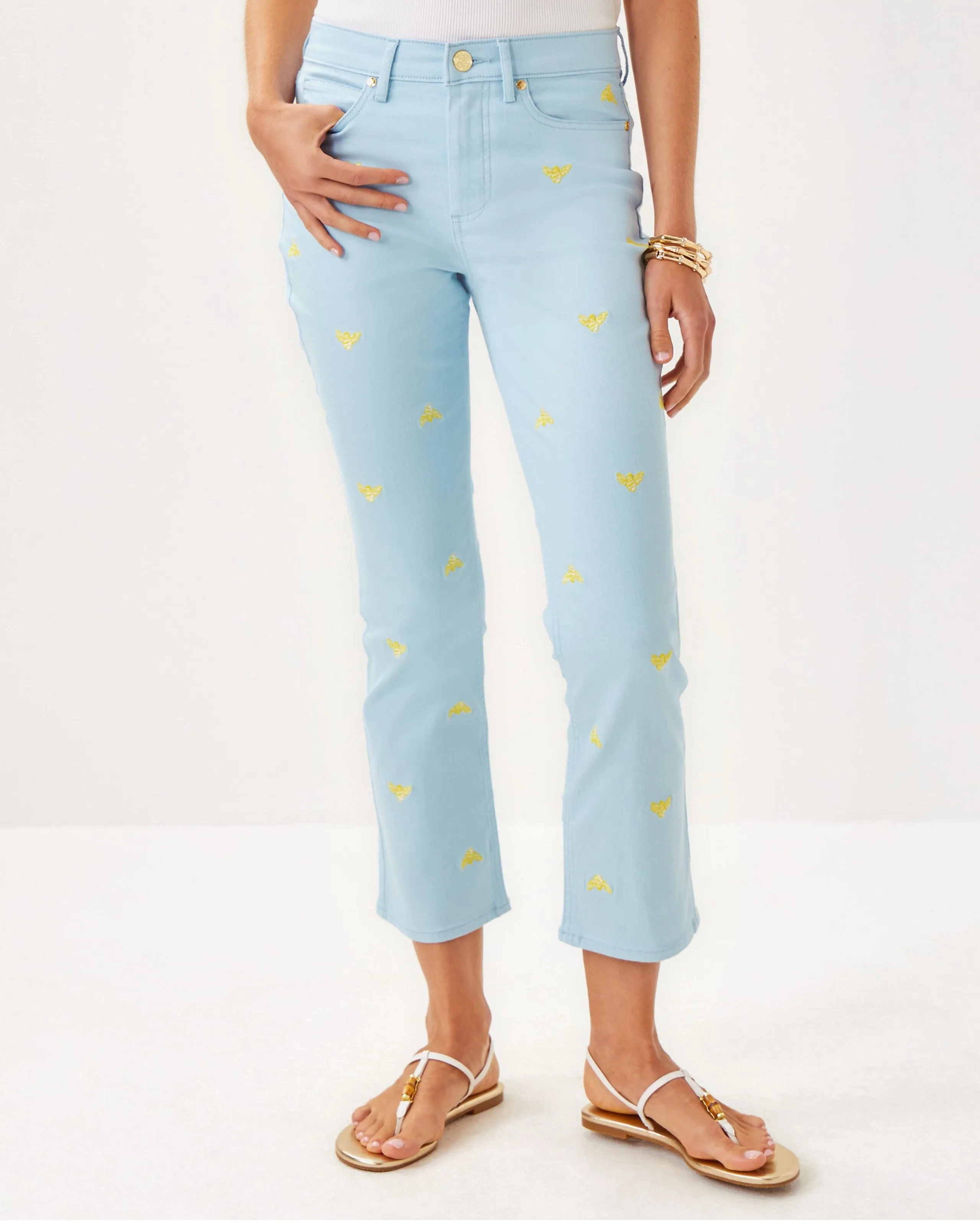 27" Annet High Rise Crop Flare Jean