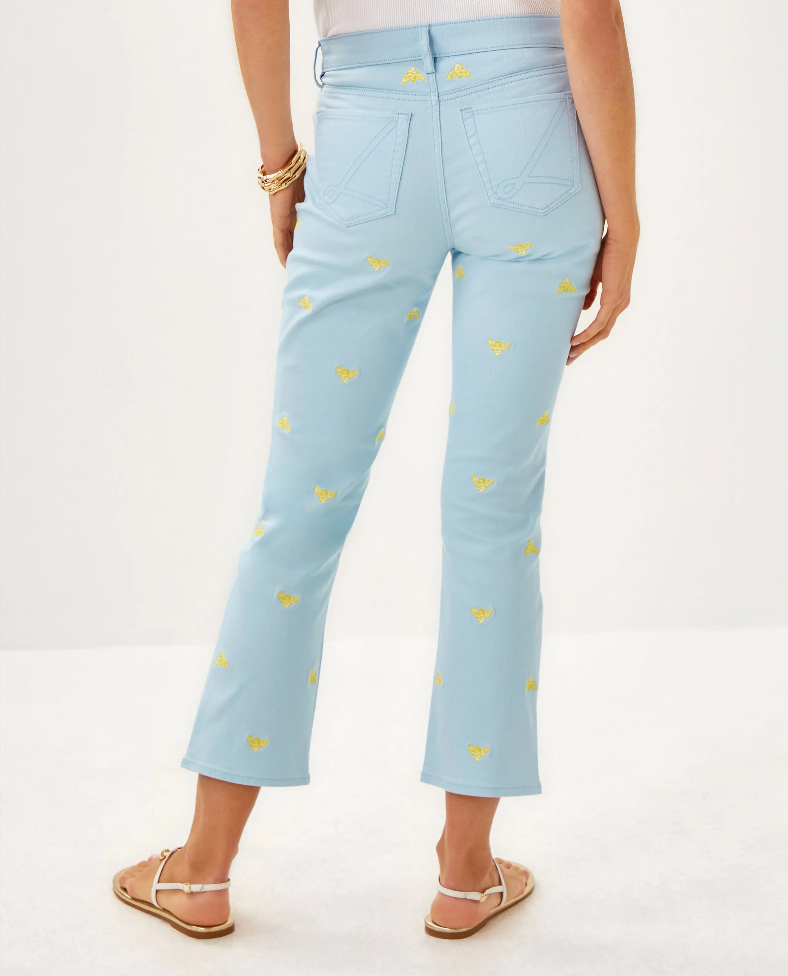 27" Annet High Rise Crop Flare Jean