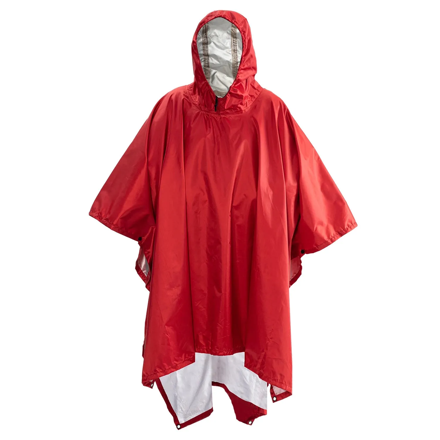 3-in-1 Outdoor Military Waterproof Raincoat - Rain Coat, Awning, Picnic Mat for Men and Women