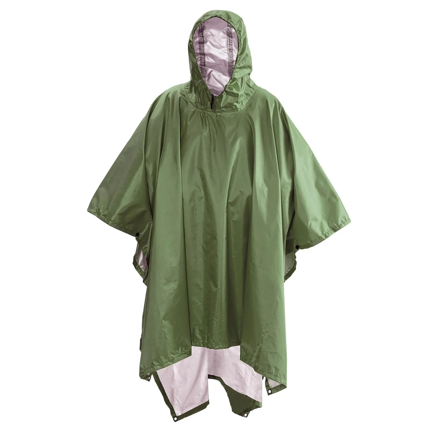 3-in-1 Outdoor Military Waterproof Raincoat - Rain Coat, Awning, Picnic Mat for Men and Women