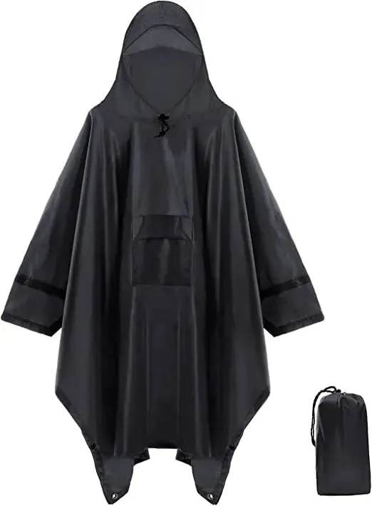 3-in-1 Outdoor Military Waterproof Raincoat - Rain Coat, Awning, Picnic Mat for Men and Women