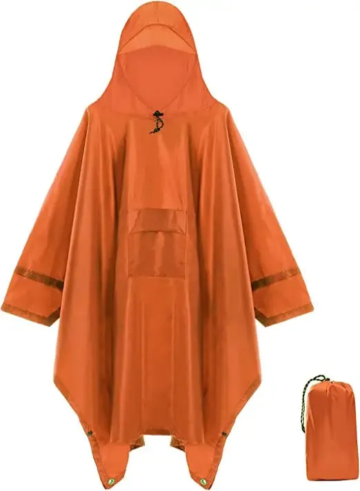 3-in-1 Outdoor Military Waterproof Raincoat - Rain Coat, Awning, Picnic Mat for Men and Women