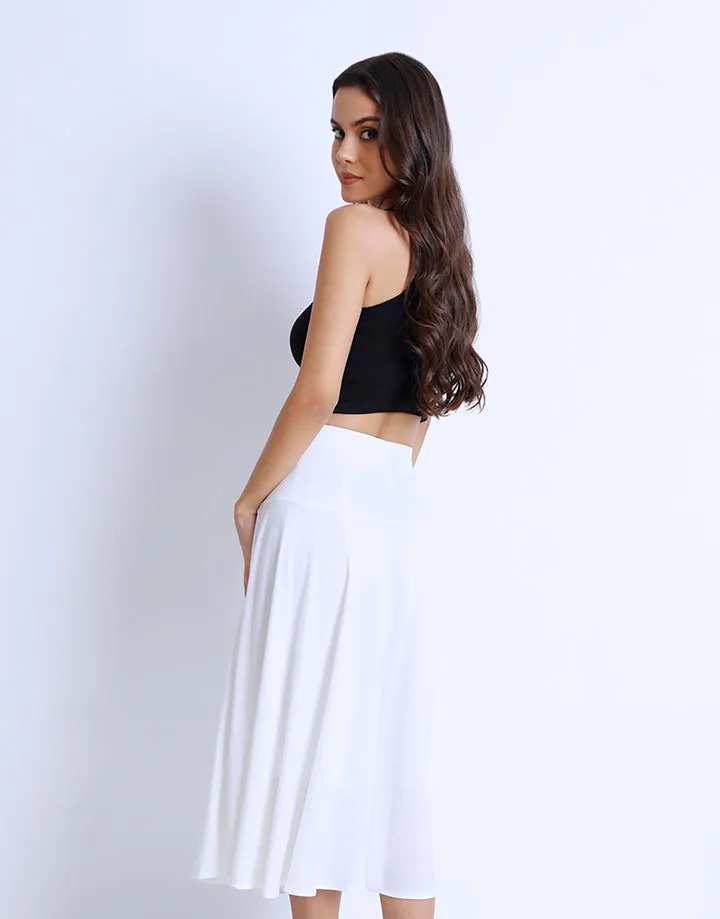 A-Line Flared Hip Skirt