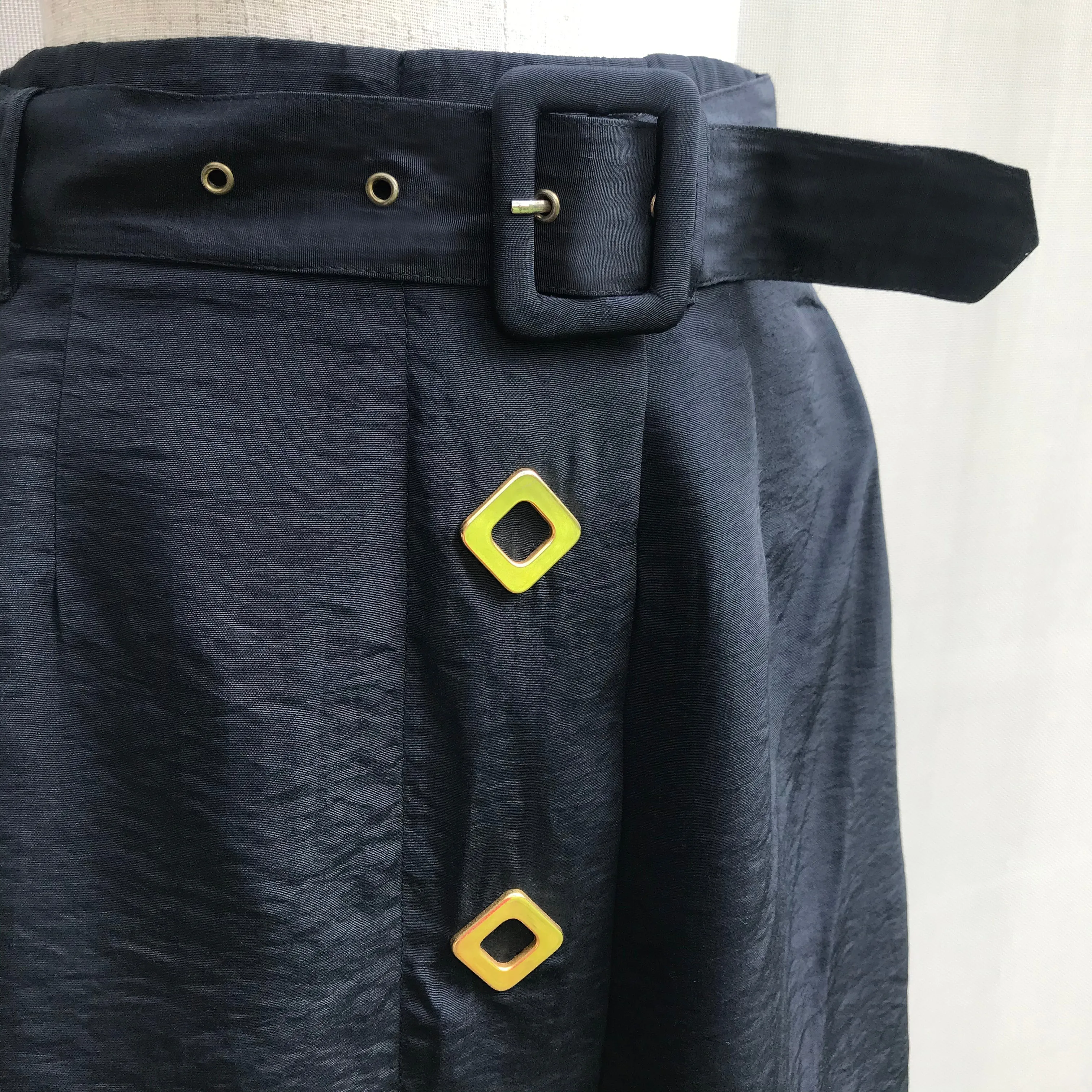 A-line Mini Skirt With Hard-ware