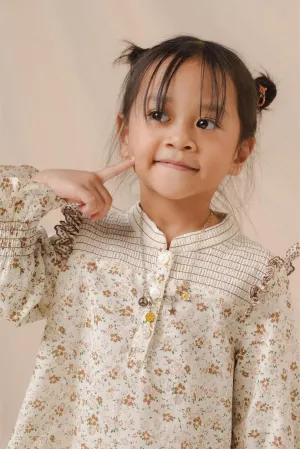 ALIYA KURUNG IN BROWN FLORAL