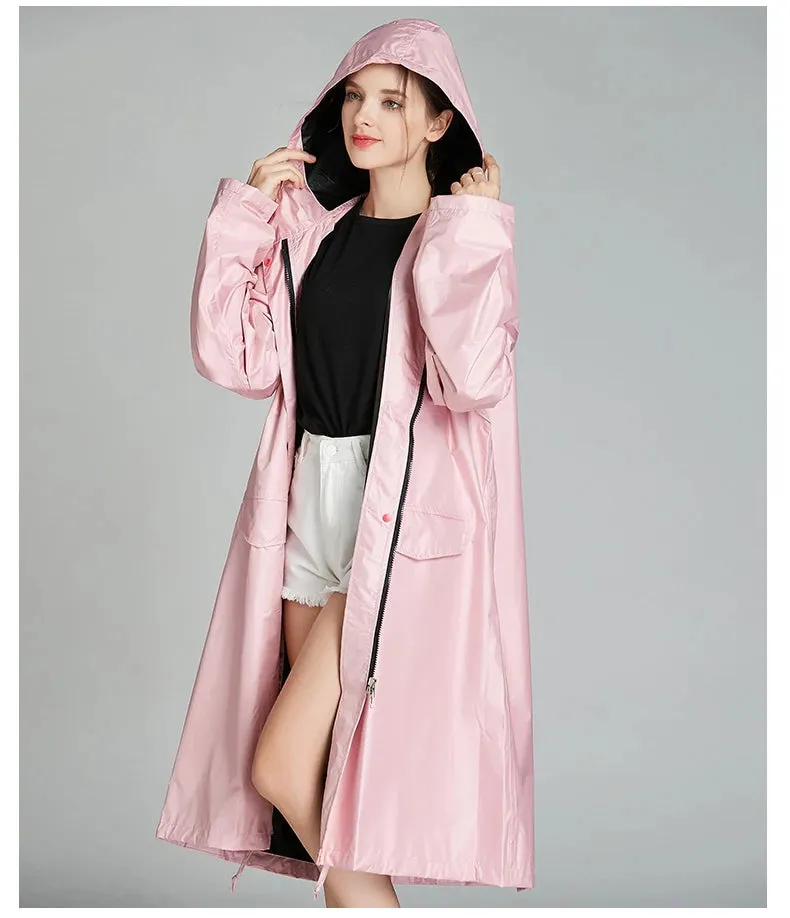 All-Weather Teflon-Coated Nylon Raincoat