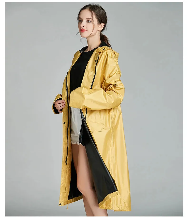 All-Weather Teflon-Coated Nylon Raincoat