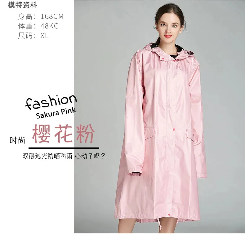 All-Weather Teflon-Coated Nylon Raincoat
