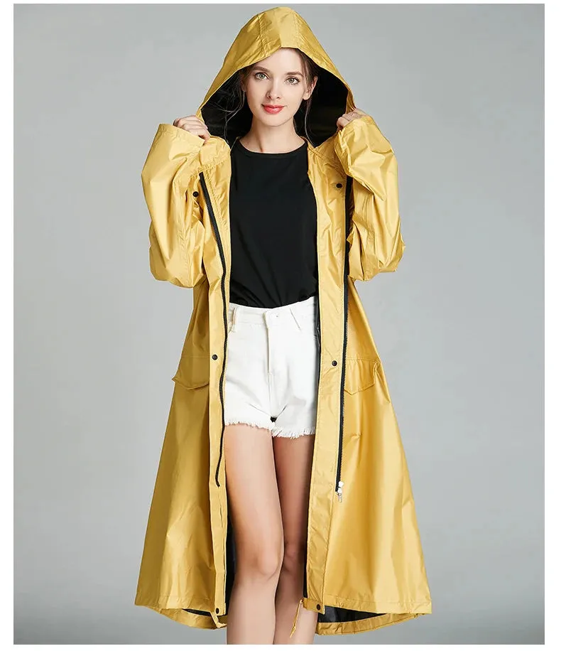 All-Weather Teflon-Coated Nylon Raincoat