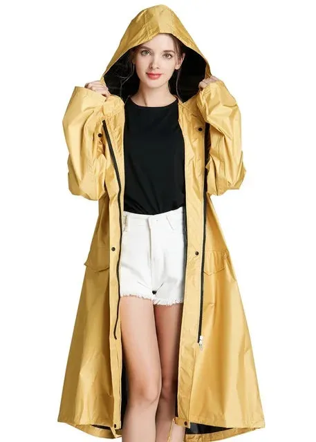 All-Weather Teflon-Coated Nylon Raincoat