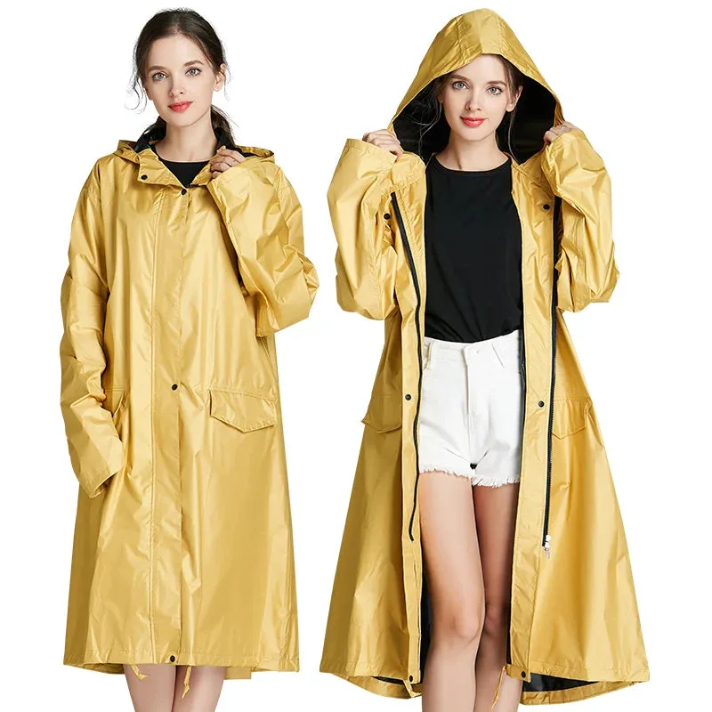 All-Weather Teflon-Coated Nylon Raincoat