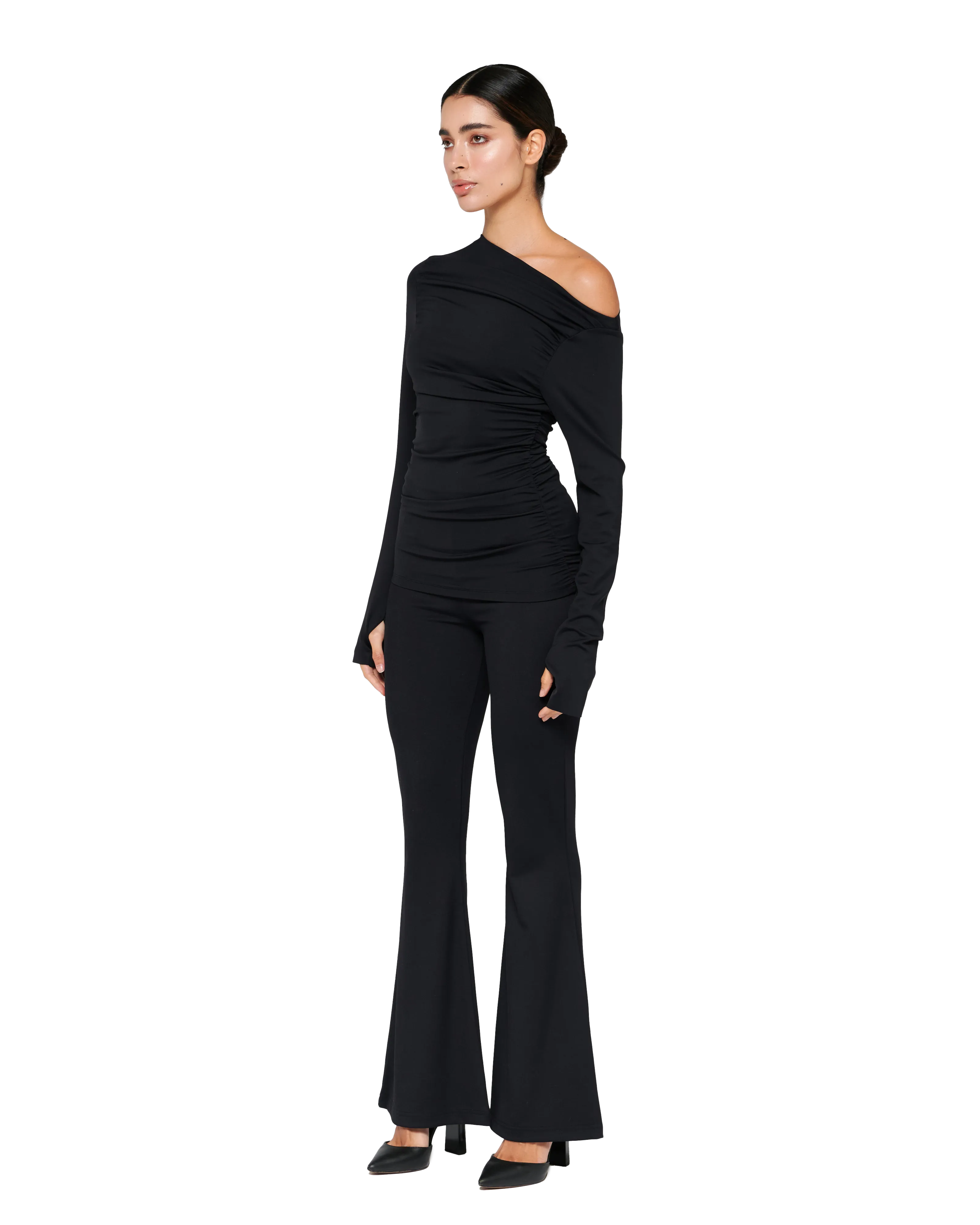 Altair Asymmetrical Top - Midnight Noir