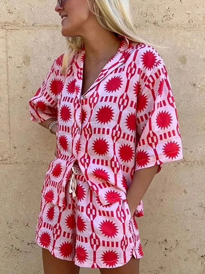Althena - Abstract Two-Piece Set