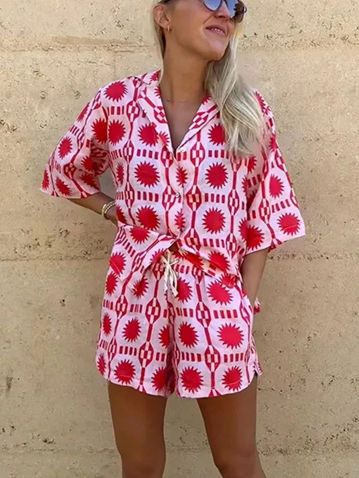 Althena - Abstract Two-Piece Set