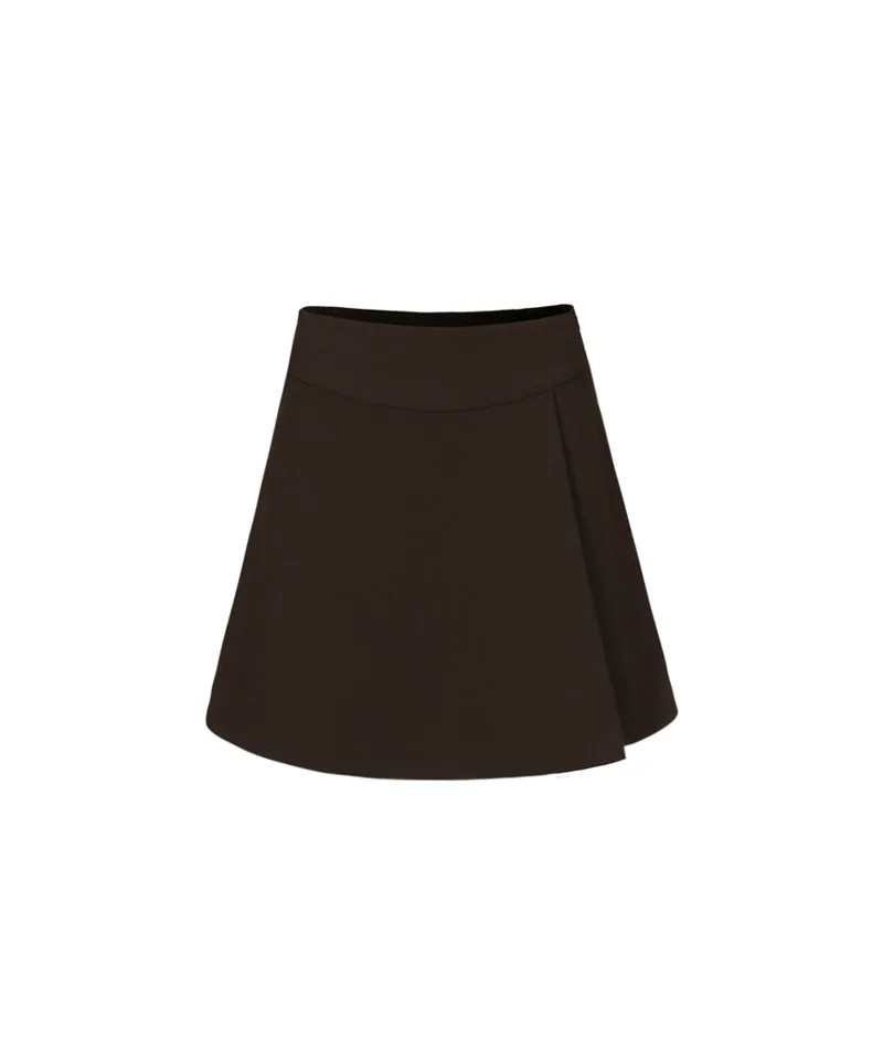 Anell Golf A Floor Skirt - Deep Brown
