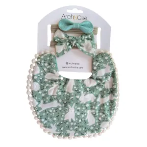 ANO - Bib & Bow Set - Bunny