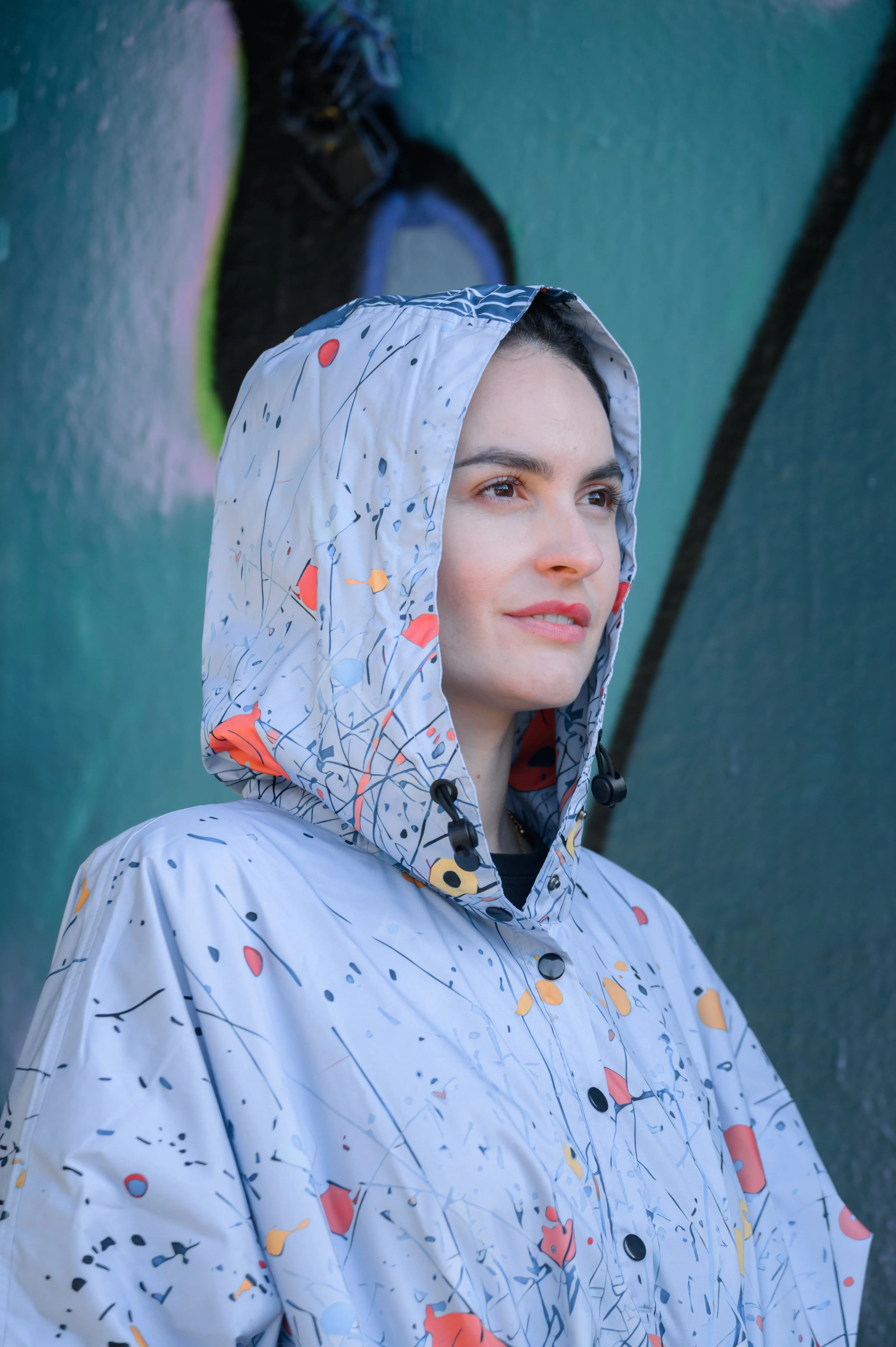 Arts in the rain - Flower Blue