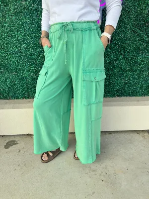 Atlantis Green Cargo Bottoms