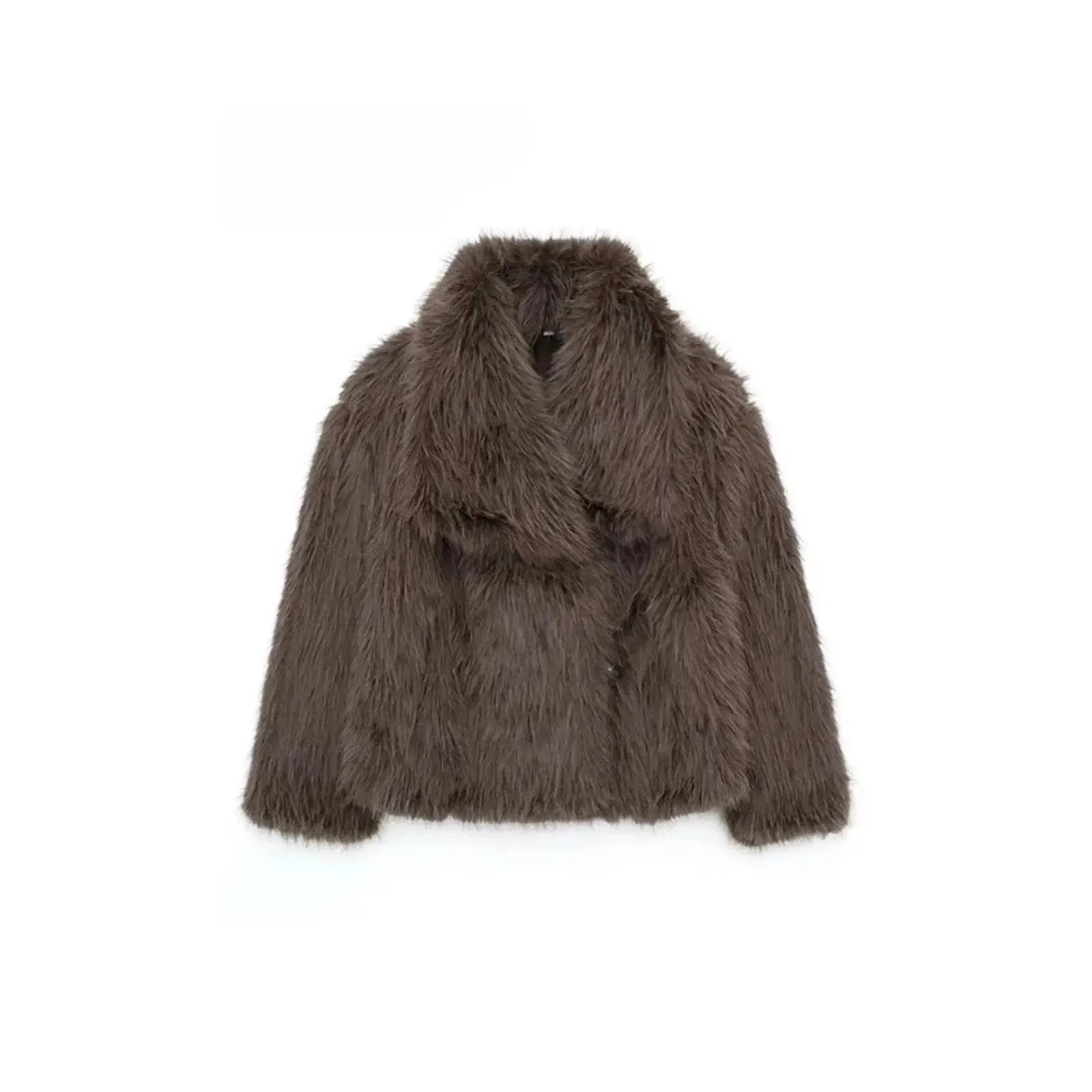 Audrey - Bold & Elegant Plush Fur Woman's Jacket