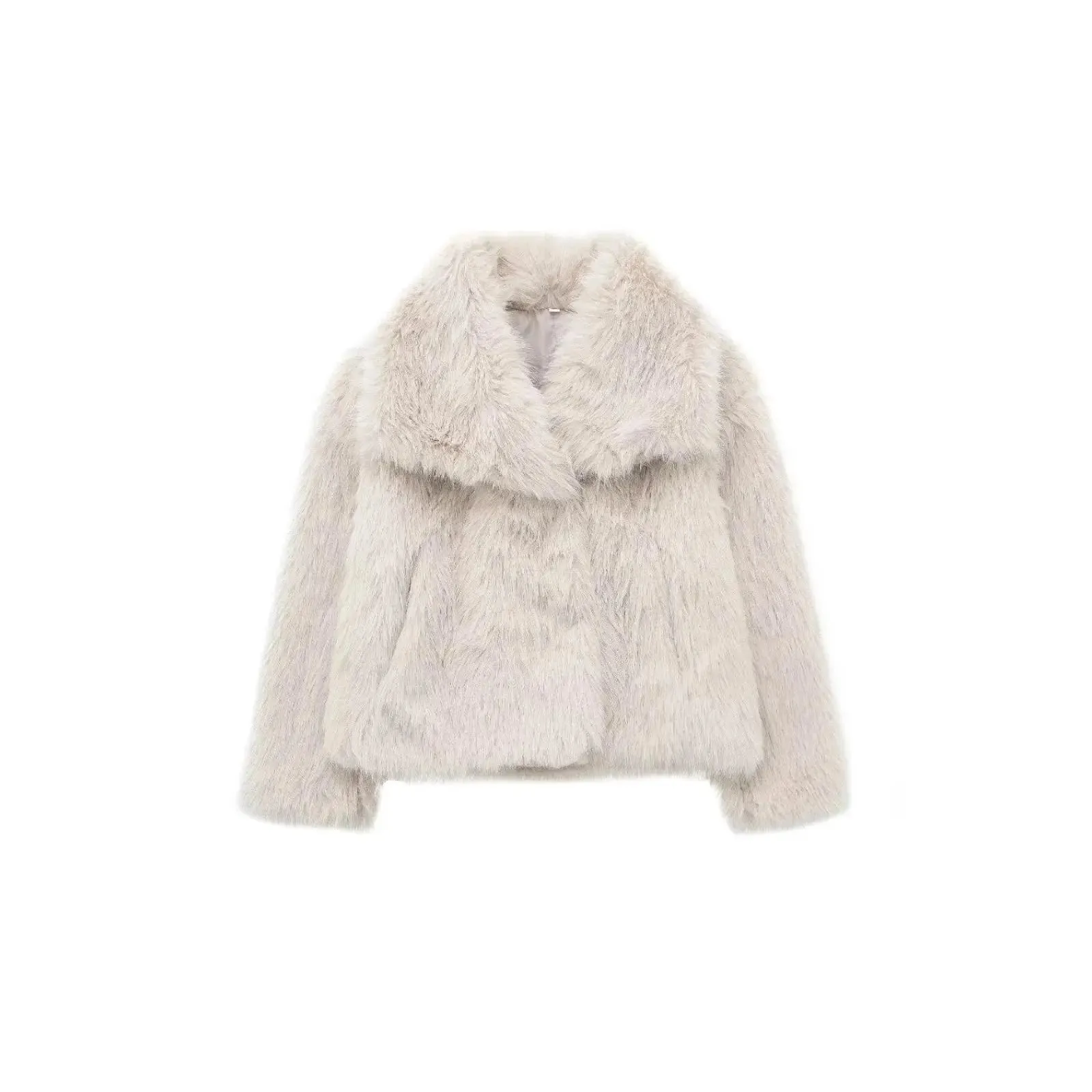 Audrey - Bold & Elegant Plush Fur Woman's Jacket