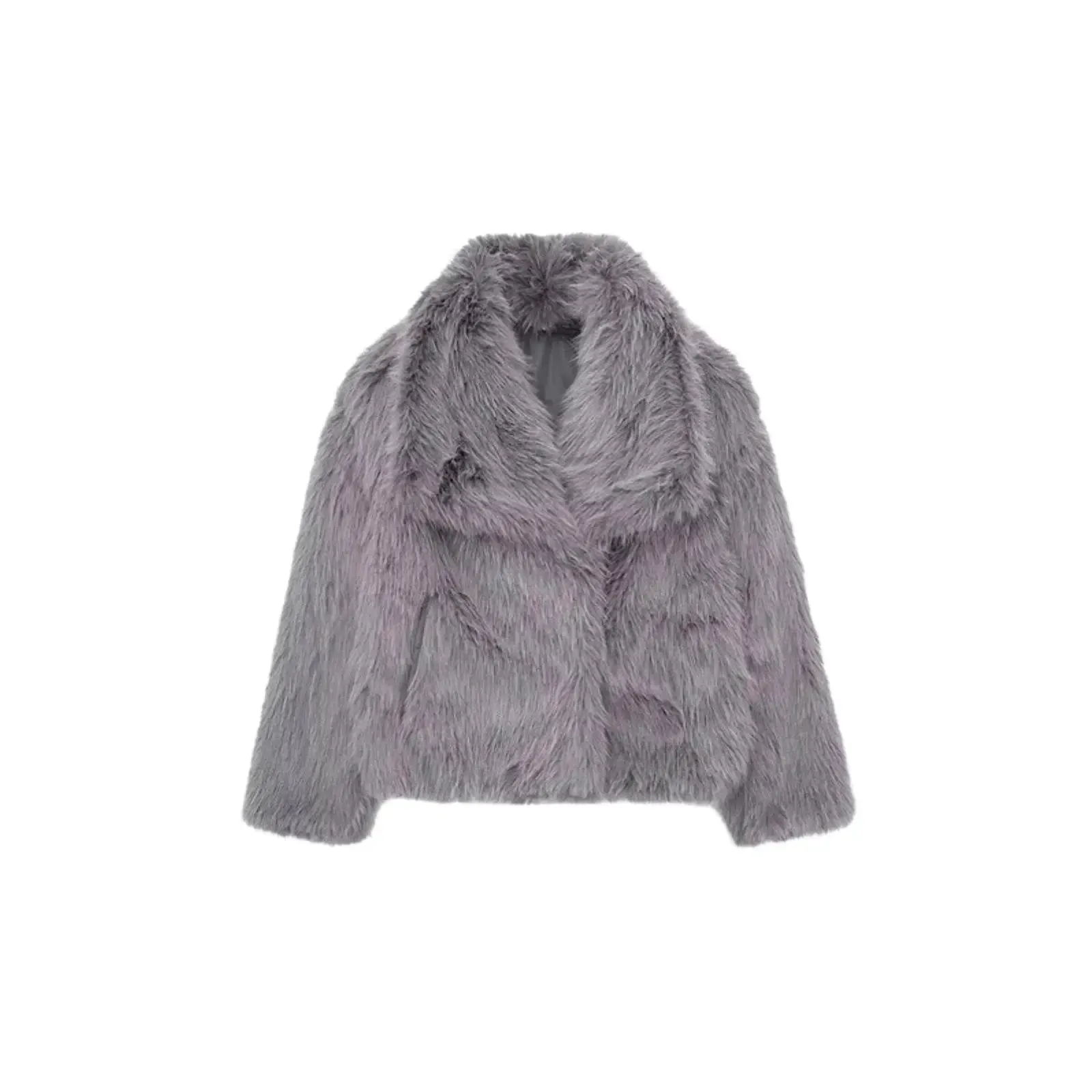 Audrey - Bold & Elegant Plush Fur Woman's Jacket