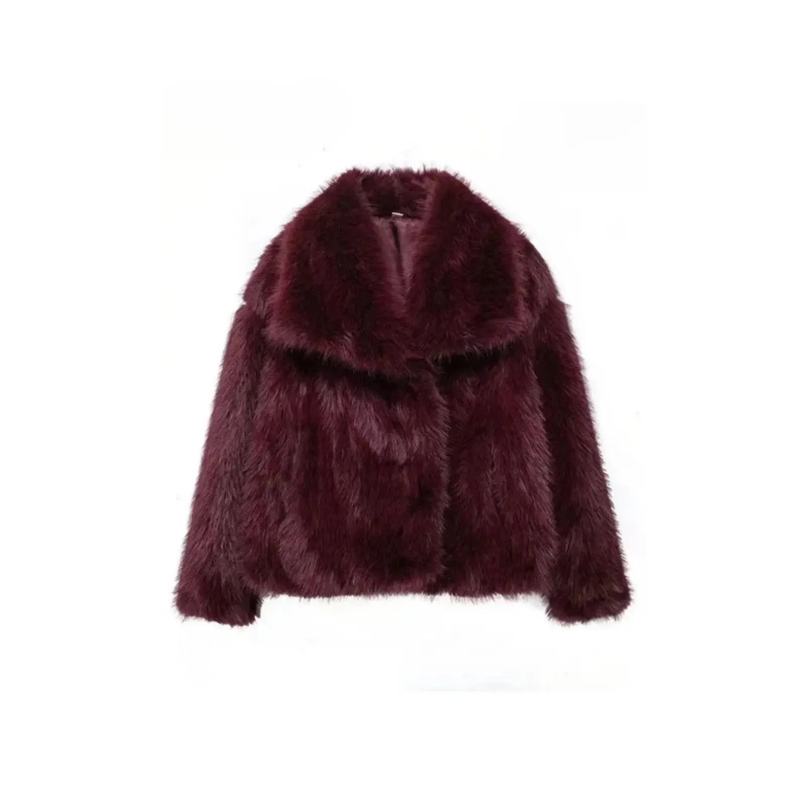 Audrey - Bold & Elegant Plush Fur Woman's Jacket