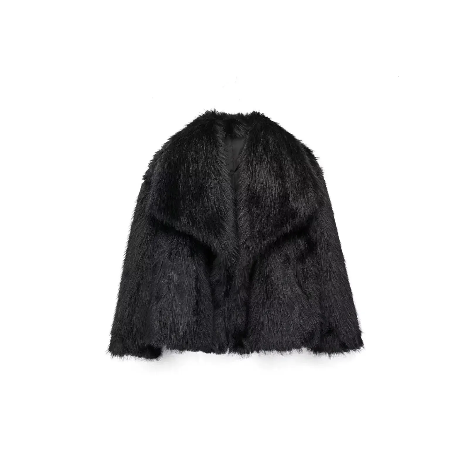Audrey - Bold & Elegant Plush Fur Woman's Jacket