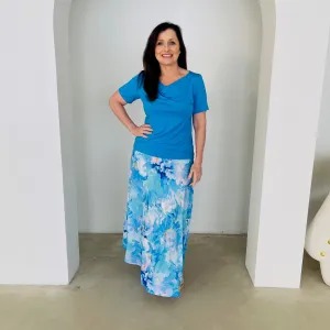 Azure Bay Long Maxi Skirt