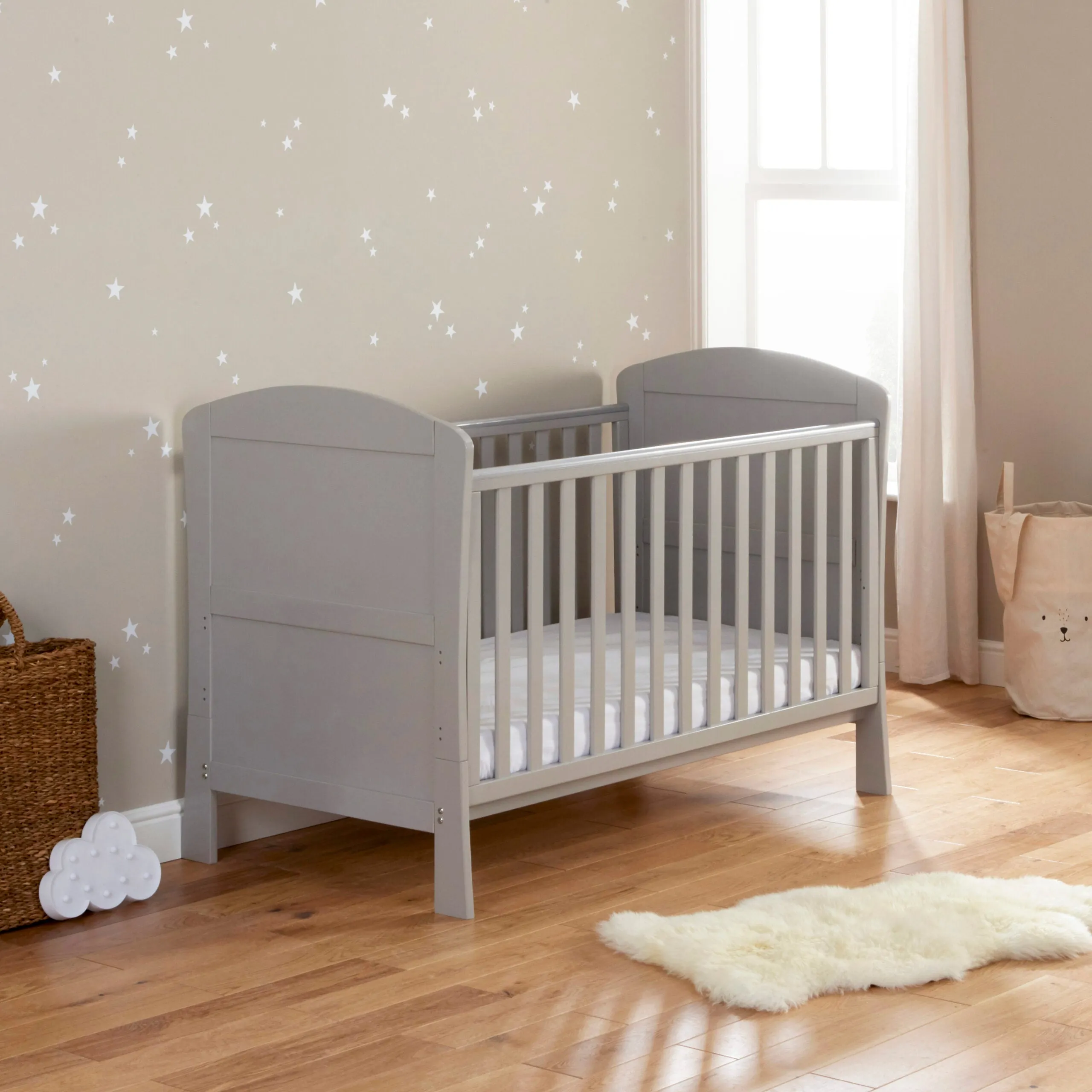 Babymore Aston 2 Piece Room Set - Grey