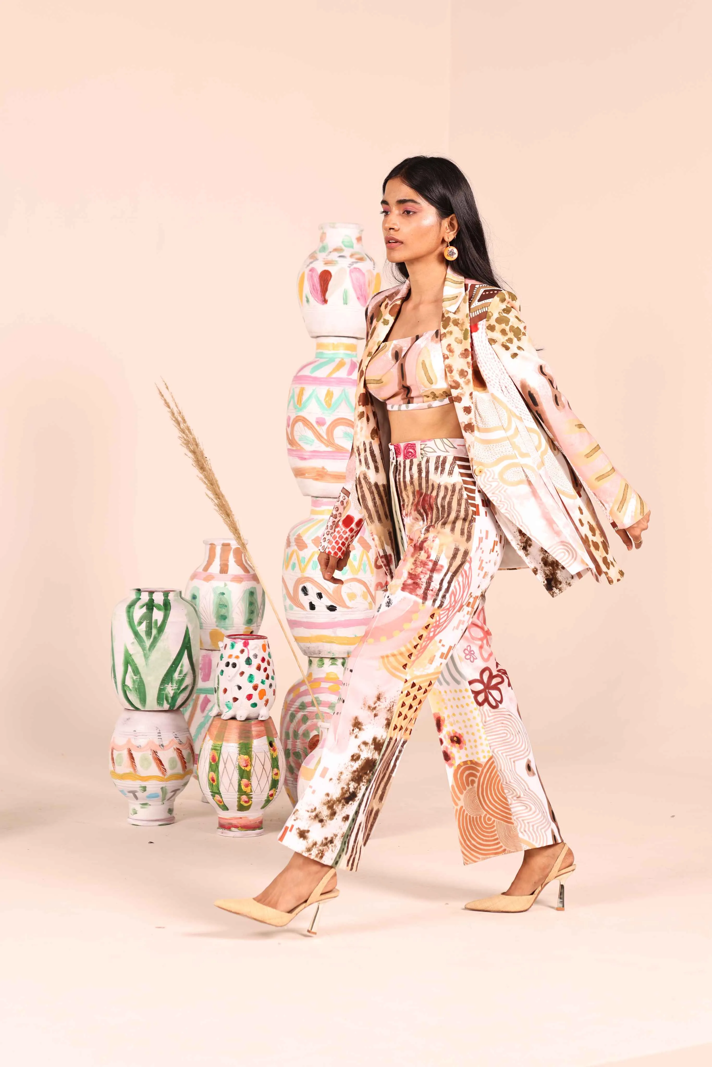 Bamboo Breeze Neoprene Blazer Set