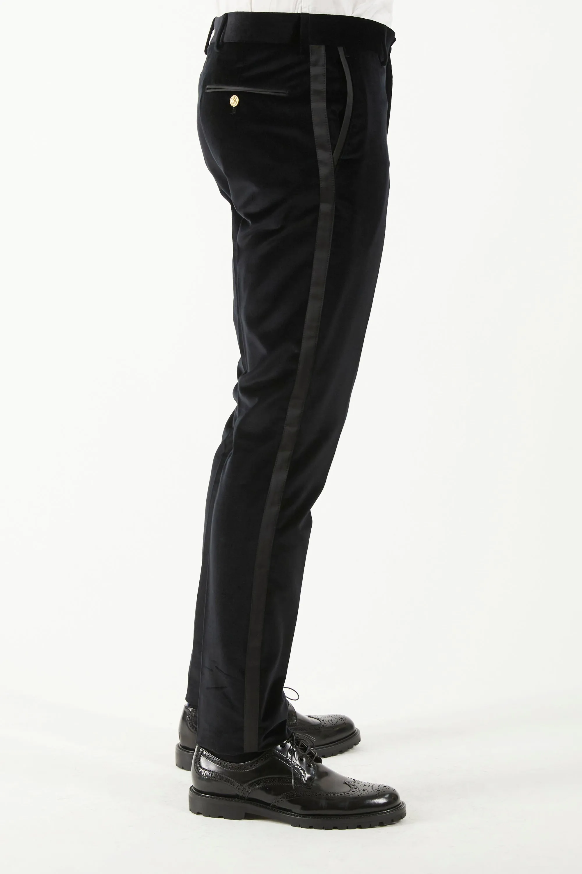 Black Velvet Pants