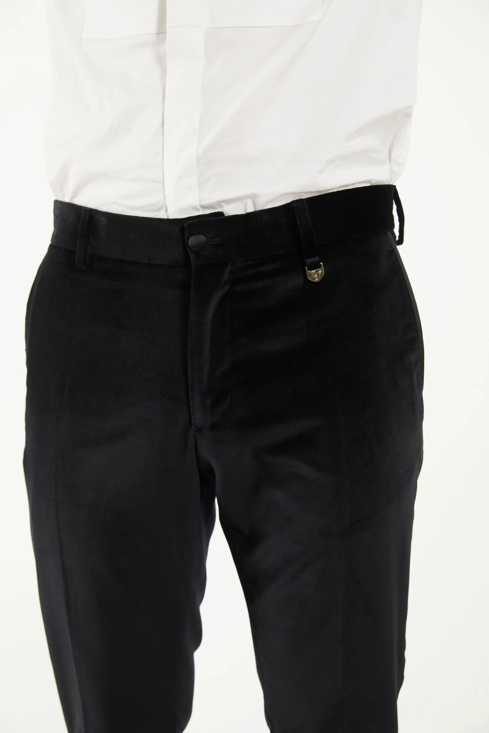 Black Velvet Pants
