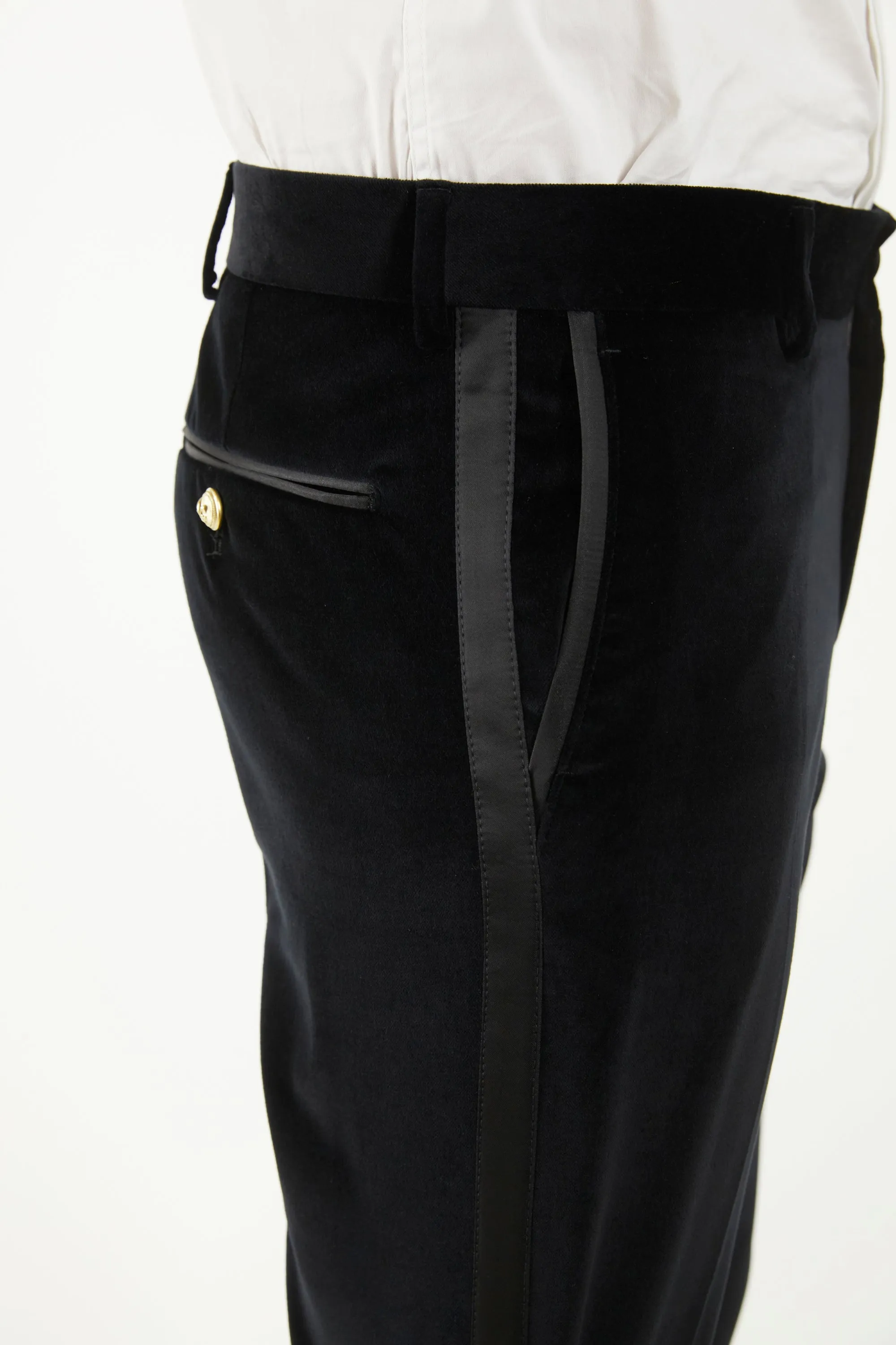 Black Velvet Pants
