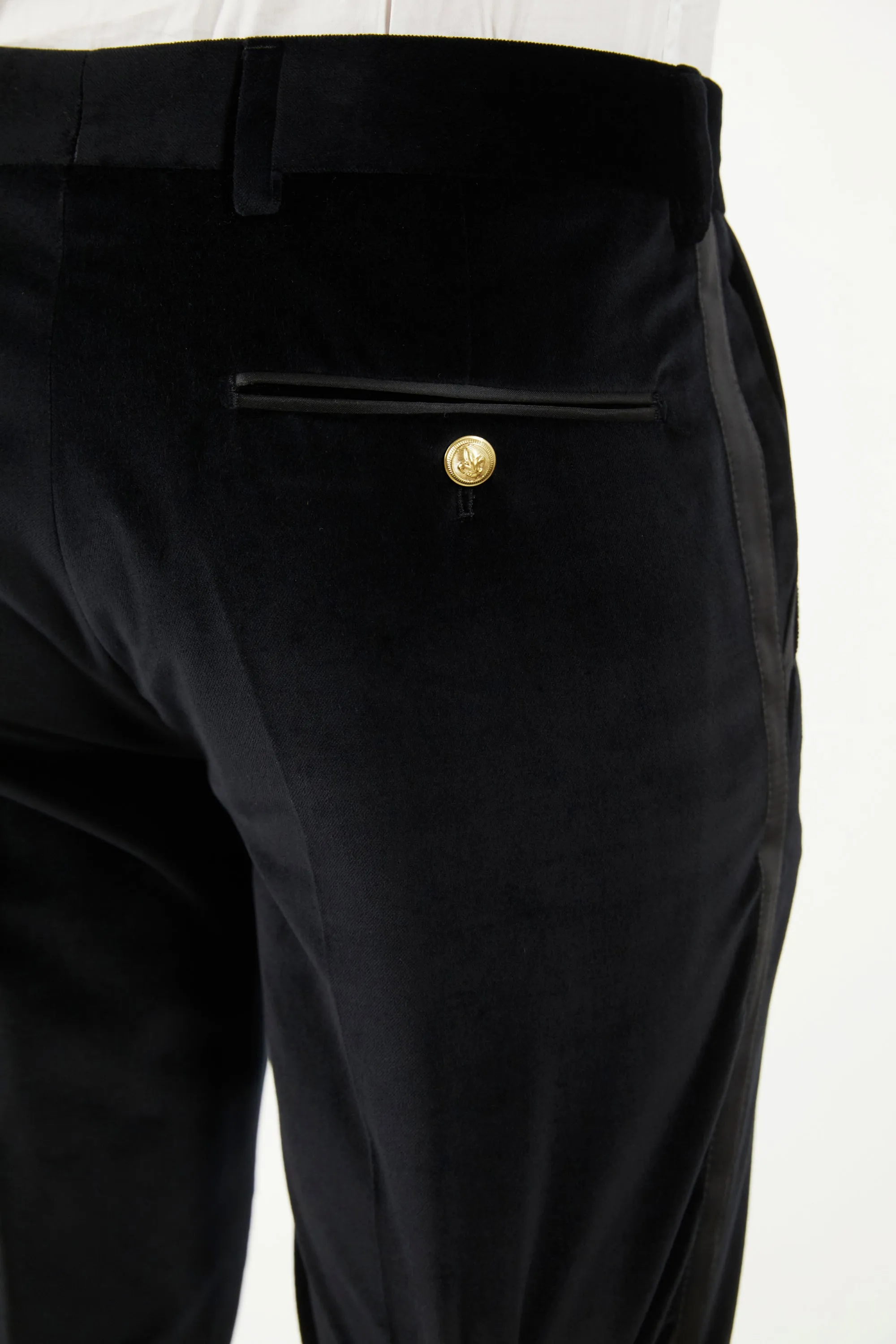 Black Velvet Pants