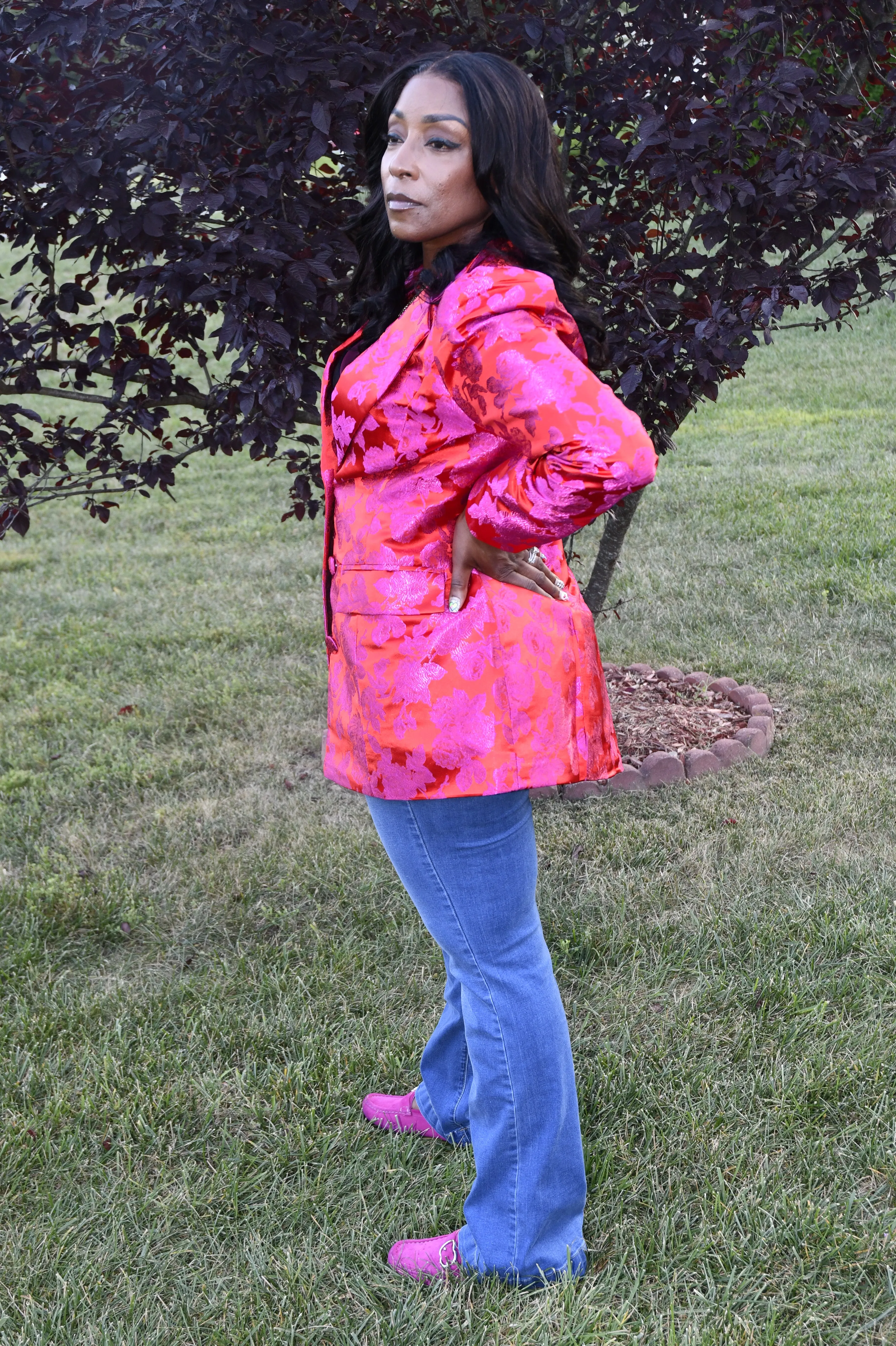 Blush & Bloom Blazer