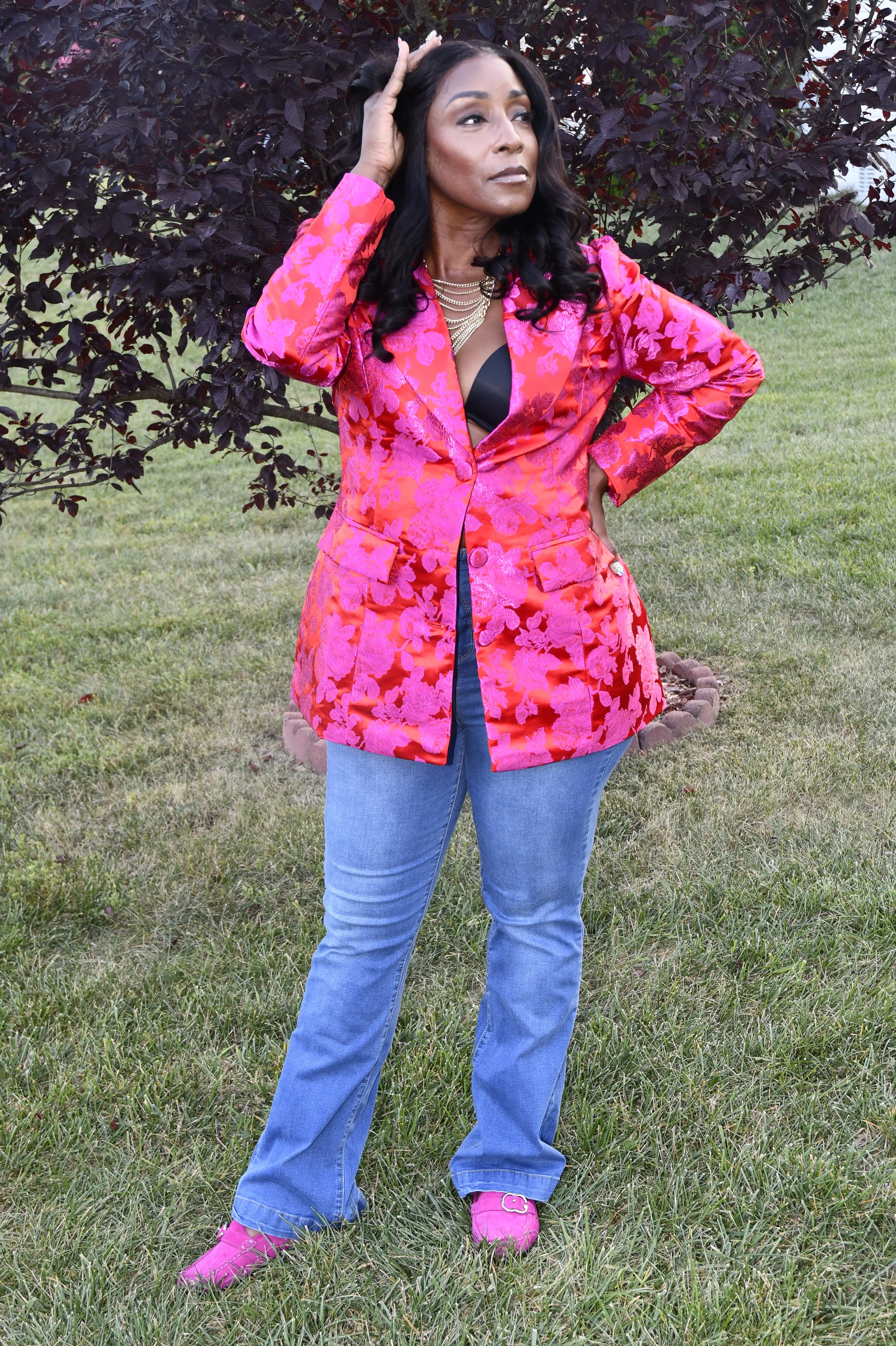 Blush & Bloom Blazer