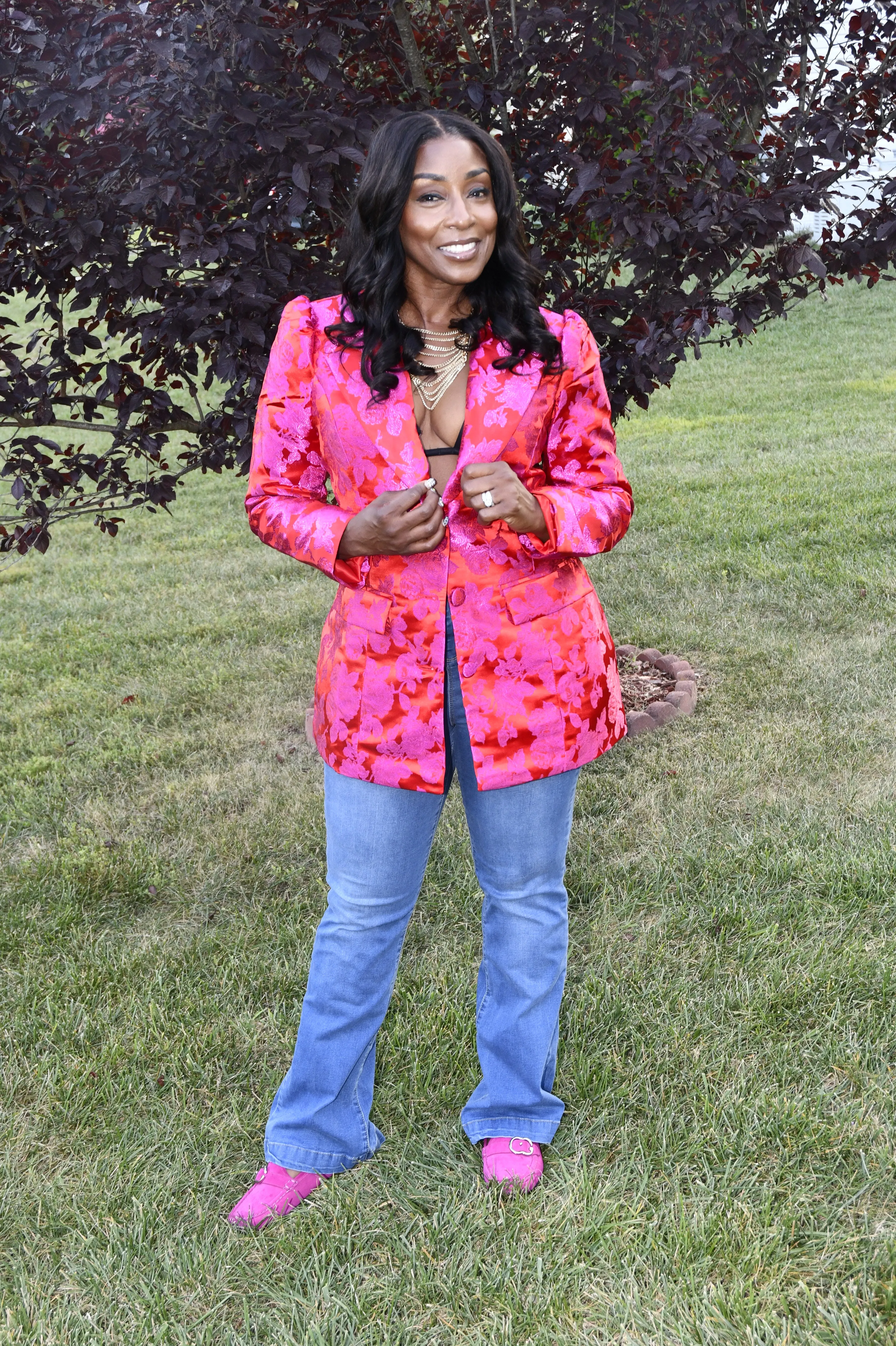 Blush & Bloom Blazer
