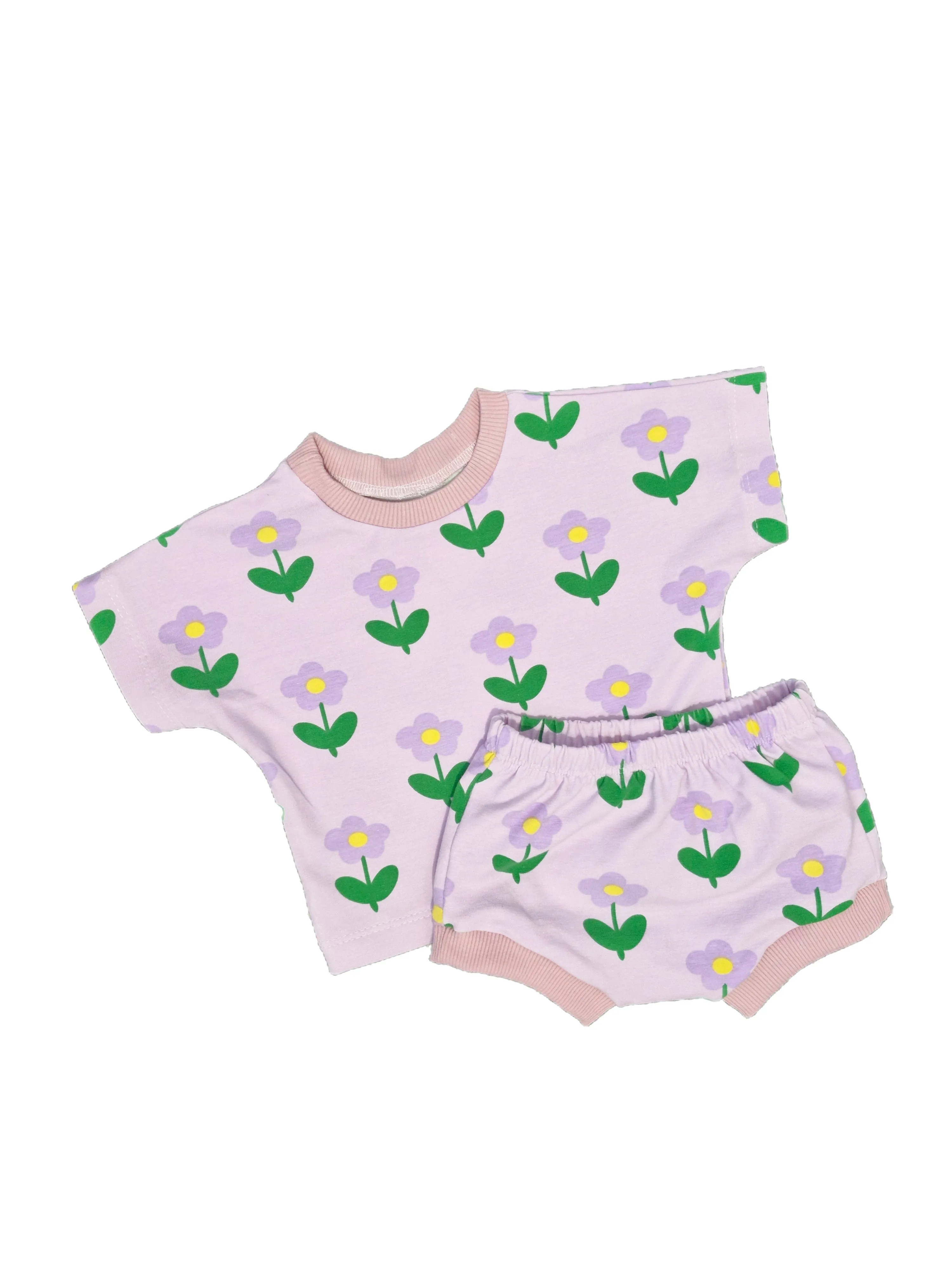 Boxy Tee and Shorties Baby Sets
