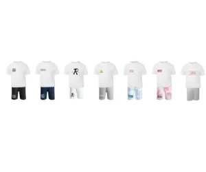 Boys two piece short sets. Personalisation available