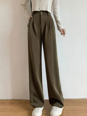 Brown Regular Fit Pants