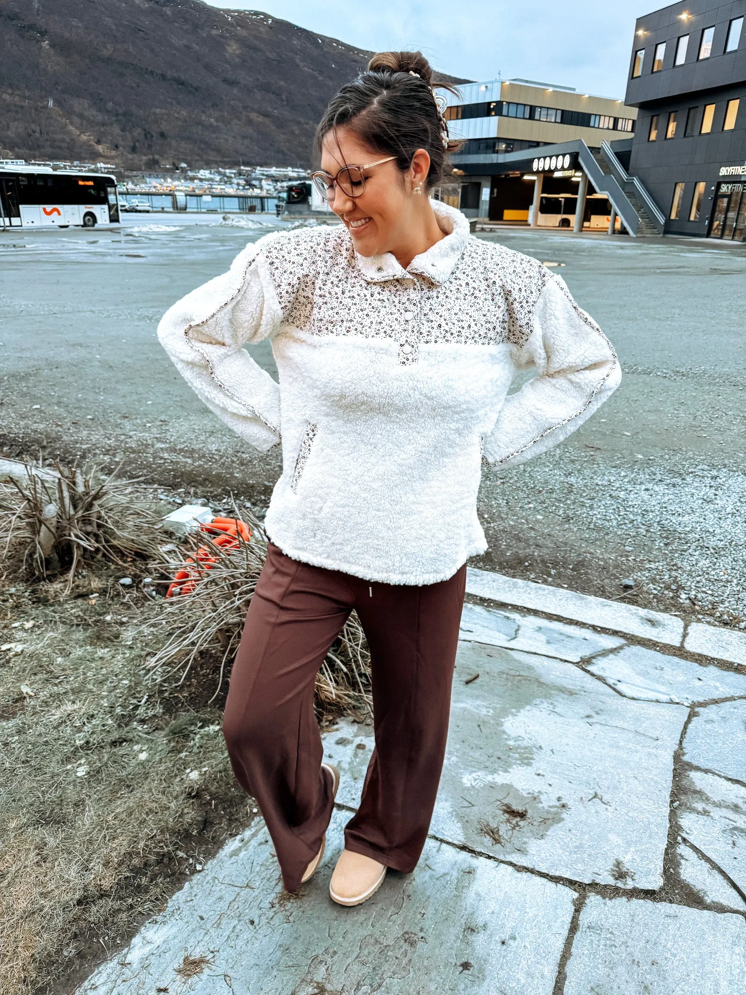 Brownie Wide Leg Sweatpants