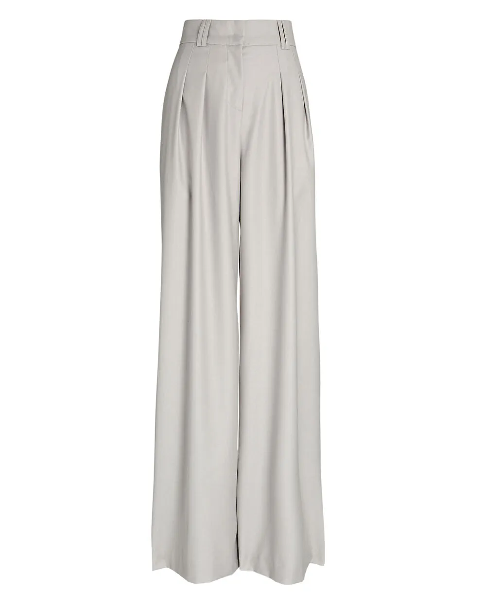 Charlotte Pleated Wide-Leg Pants