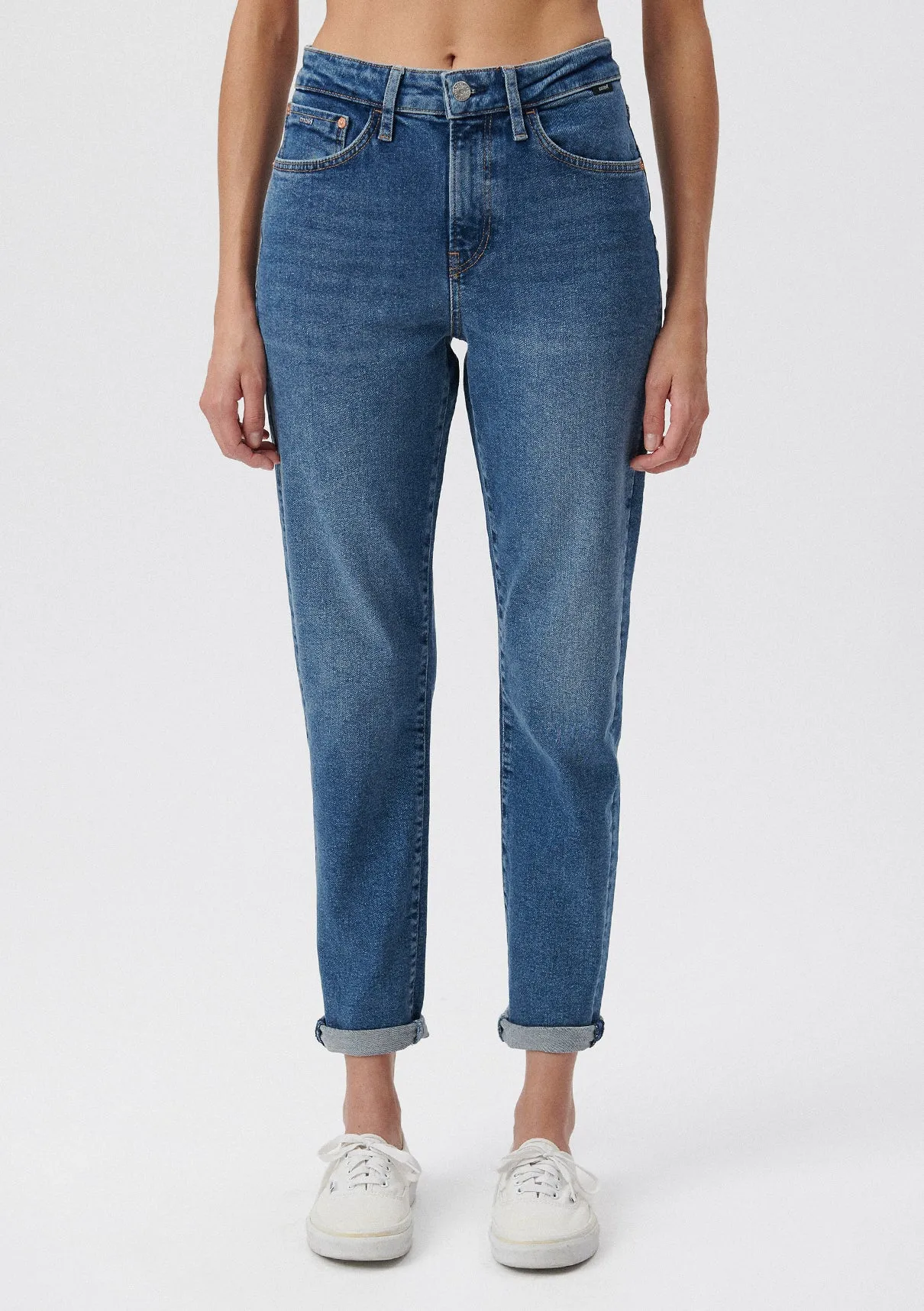 Cindy Dark Brushed Jean Pants