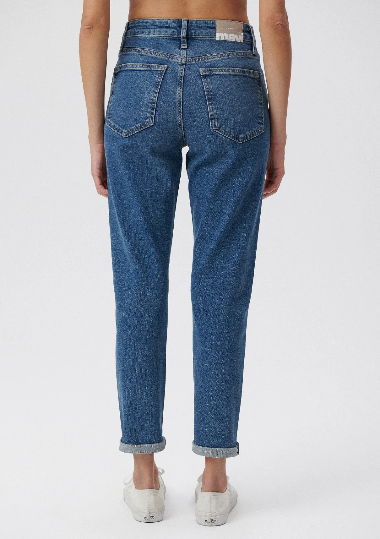 Cindy Dark Brushed Jean Pants
