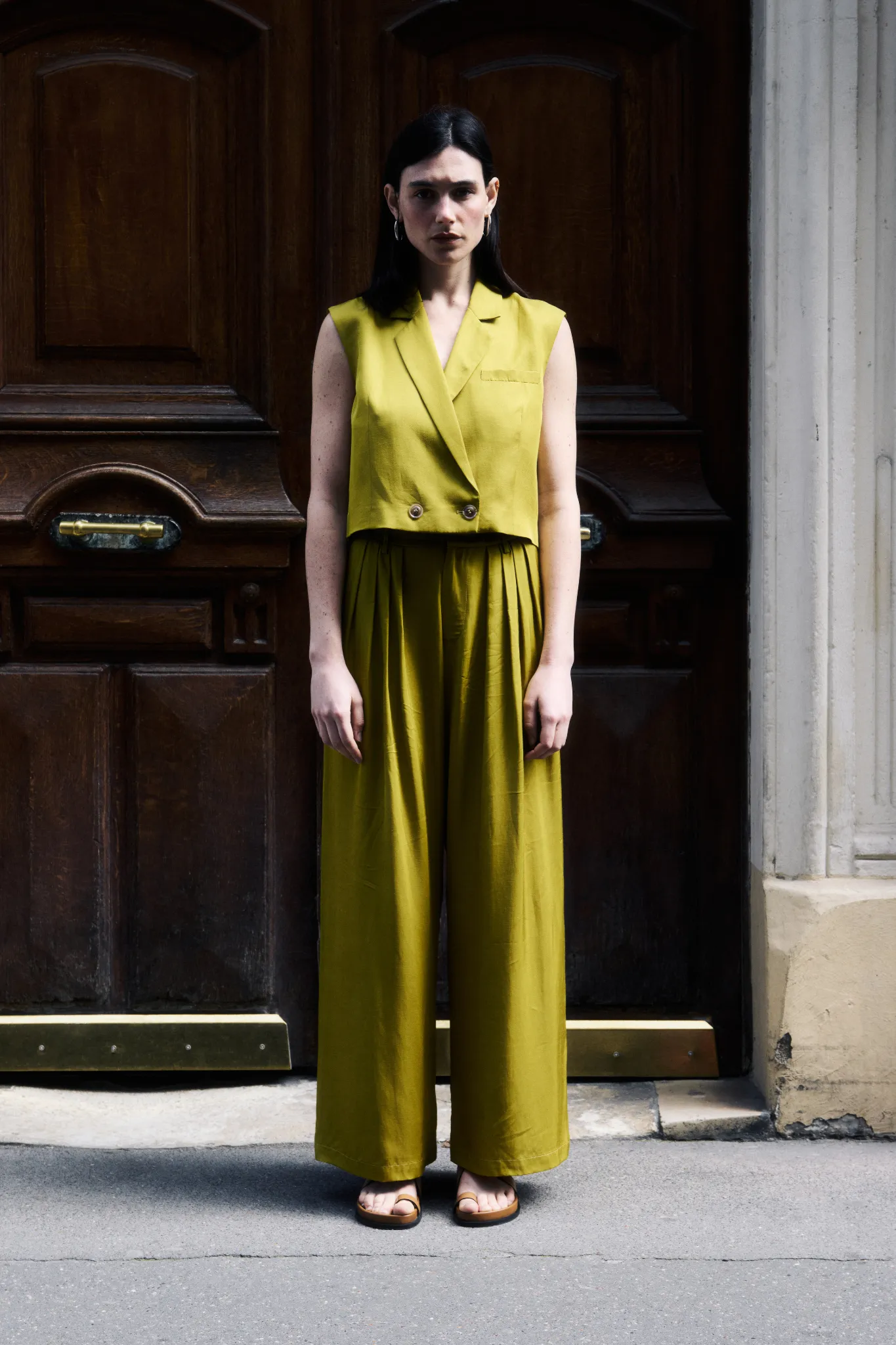 CLAUDIE PANTS - OLIVE