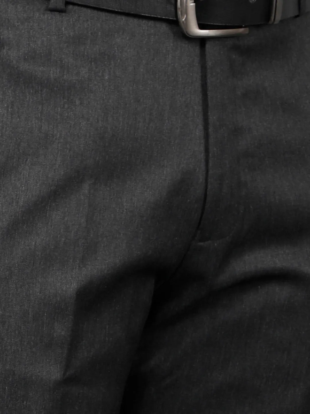 COBB MENS DARK GREY FORMAL TROUSERS