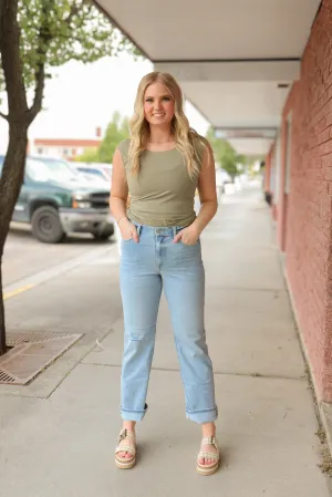 Codi Super High Rise Dad Jean