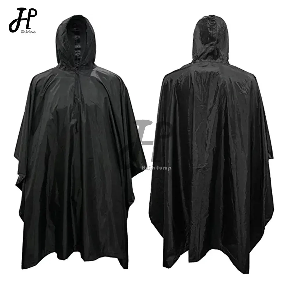 CP Military Poncho Rainwear 210T Nylon PVC Waterproof Fabric Rainwear Camouflage War Game Hunting Airsoft Accessories Rain Coat